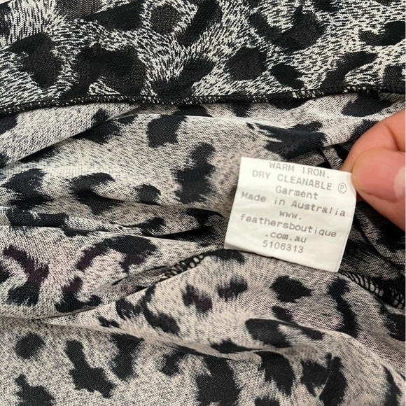 ❤️2/$50❤️[XXL]Feathers Boutique Leopard Print Women's Tank Blouse - Picture 7 of 7